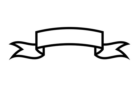 横幅矢量图标插画