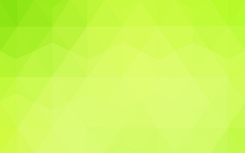 多色的绿色 黄色 橙色的多边形设计模式，三角形和梯度的折纸样式组成的