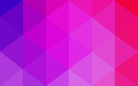 多色的粉红色，蓝色多边形设计模式，三角形和梯度的折纸样式组成的