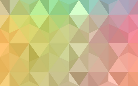多色的红色 绿色的多边形设计模式，三角形和梯度的折纸样式组成的