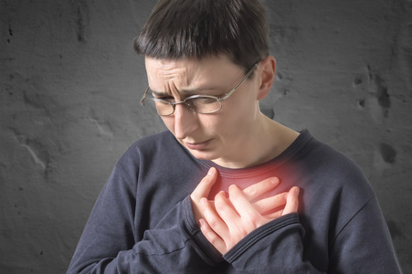 女人与心脏病 胸痛 健康问题