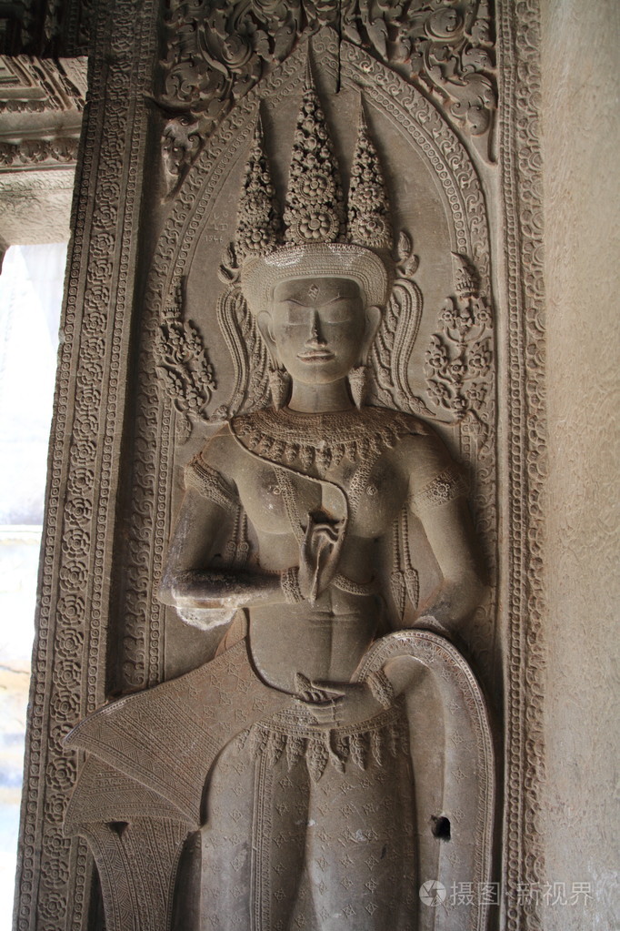 德瓦塔图像在柬埔寨暹粒吴哥窟