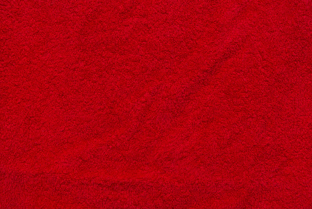 红色织物的纹理