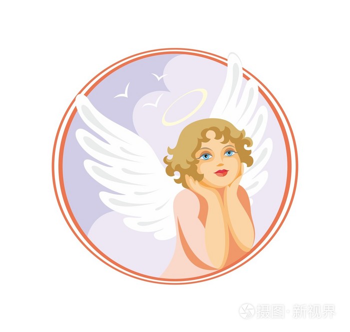 蓝眼睛忧郁天使