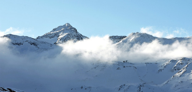 山的 Val Thorens，法国