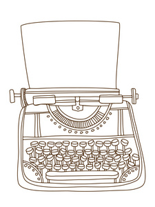复古风格打字机