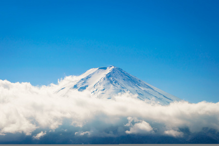 富士山与蓝蓝的天空