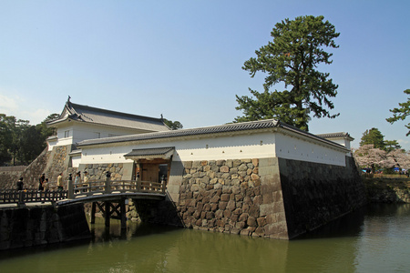 在日本神奈川县小田原城堡