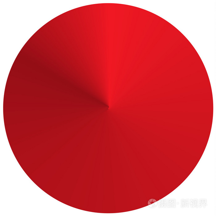 红色的圆形圆形渐变