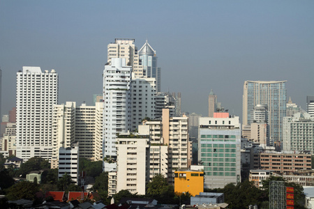 城市景观的曼谷，泰国