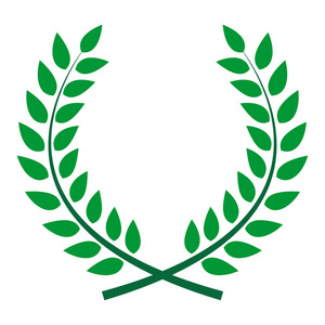 奖桂冠.获胜者叶标签,胜利的象征.vect照片