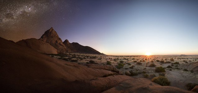 风景拍摄的 Spitzkoppe 自然保护区