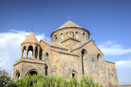 圣 Hripsime 教堂。津 Vagharshapat 亚美尼亚