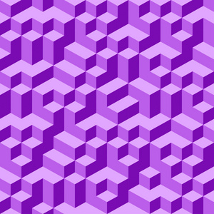 紫罗兰色的几何量无缝图案背景 002