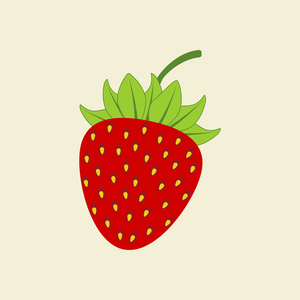 草莓浆果图标