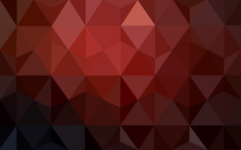暗红色的多边形设计模式，三角形和梯度的折纸样式组成的