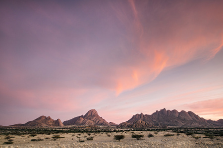 在纳米比亚 Spitzkoppe