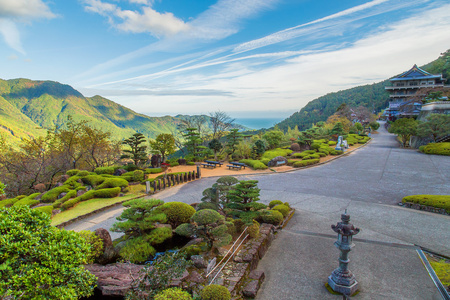 在和歌山，日本 Nachi 胜浦青岸渡寺