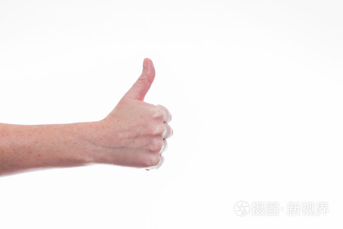 女手工制作竖起大拇指的手势照片-正版商用图片1mehdi-摄图新视界