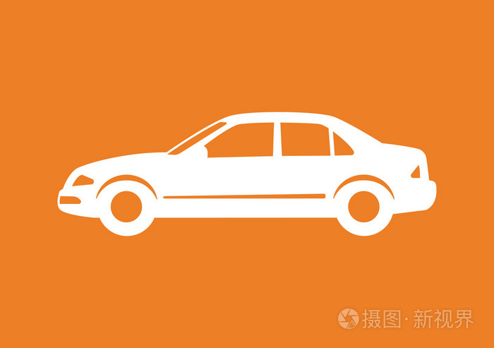 矢量图的类型的汽车剪影