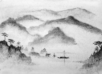 中国画山水