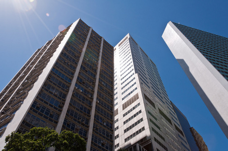 里约热内卢市中心的摩天大楼
