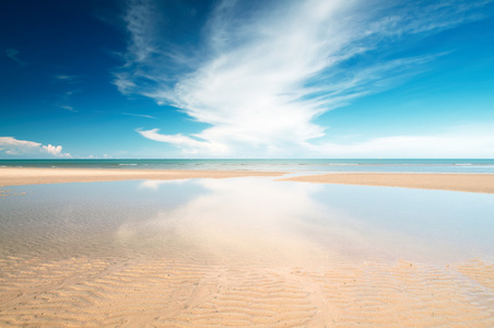 热带海滩和海