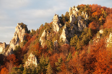 Sulovsulovske skaly落基山脉斯洛伐克