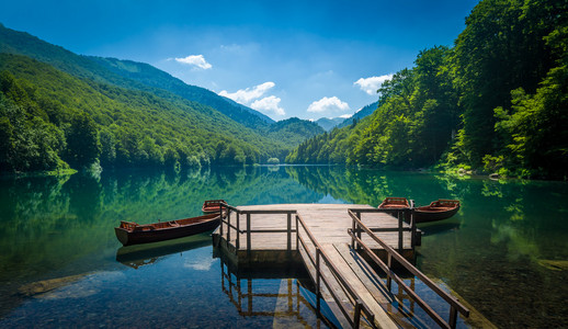 Biogradsko 湖景观黑山