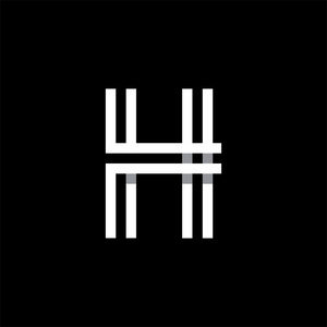 大写字母 H 徽标