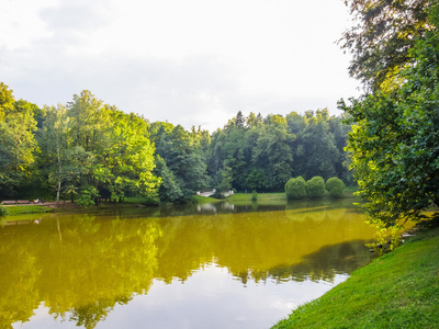 在夏天的莫斯科公园 Tsaritsyno