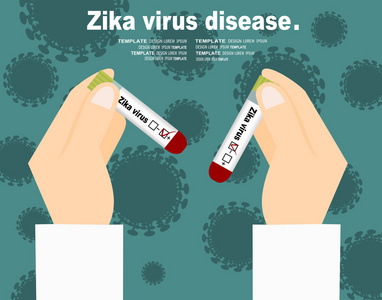 积极与 Zika 病毒的血液样本