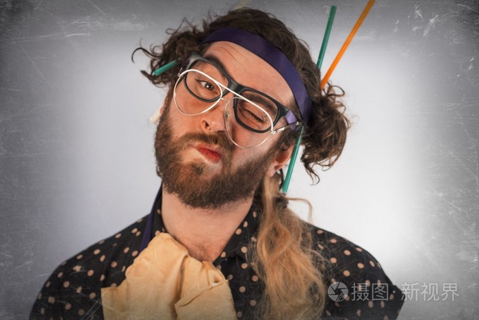 大胡子的疯子疯子