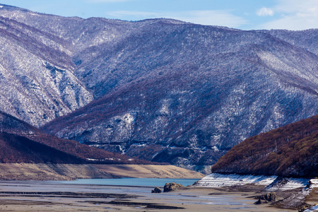 阿纳努里城堡 格鲁吉亚附近空湖照片 正版商用图片1mg1ua 摄图新视界
