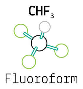 Chf3 三氟甲烷分子