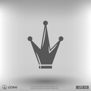 皇冠平面设计图标