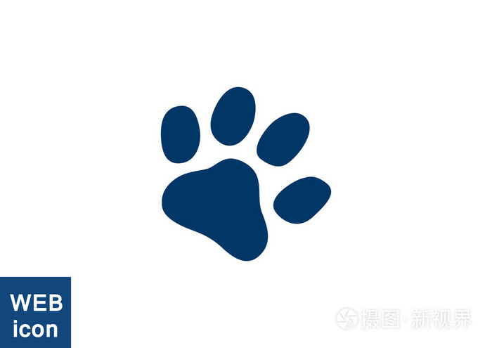 狗爪子轨道简单图标