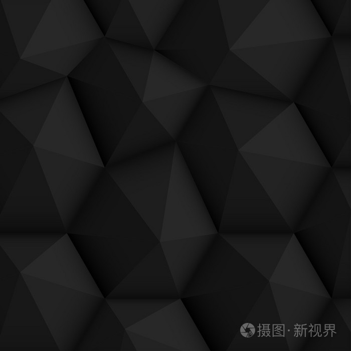 浅黑色多边形背景