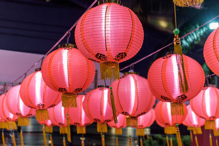 中国的灯笼，新年节日