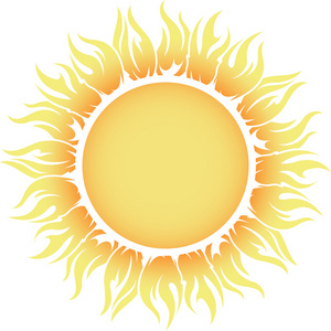 装饰明亮的太阳照片