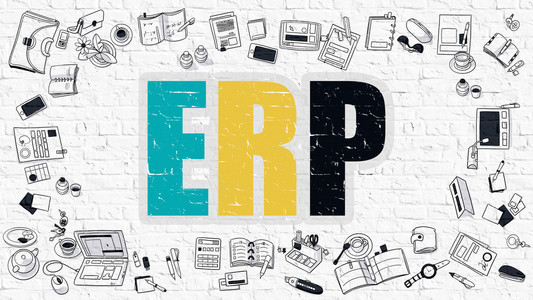 Erp 概念与涂鸦设计图标