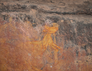 卡卡杜西澳大利亚06102013土著岩石艺术努尔兰吉卡卡卡杜国家公园澳大利亚北部地区