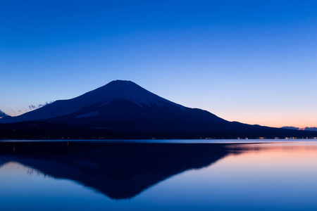 山中湖与山富士