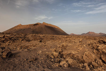 Lndscape 火山山帝曼法雅国家公园，兰萨罗特岛，加那利群岛