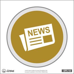 新闻图标设计图片-新闻图标设计素材-新闻图标设计插画-摄图新视界