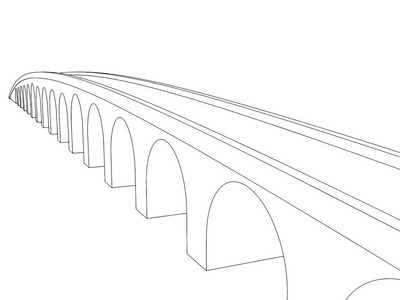 卡通桥图片-卡通桥素材-卡通桥插画-摄图新视界