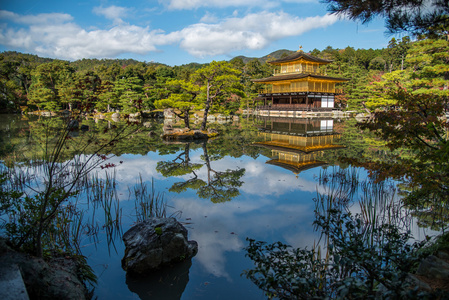 金阁寺在京都，日本