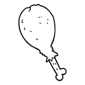 白色的鸡腿图片-白色的鸡腿素材-白色的鸡腿插画-摄图新视界