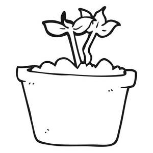 小草发芽卡通图片-小草发芽卡通素材-小草发芽卡通插画-摄图新视界