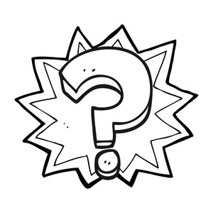 黑色蛇形问号图片-黑色蛇形问号素材-黑色蛇形问号插画-摄图新视界